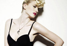 SWS jewellery modelled by Madame V lingerie